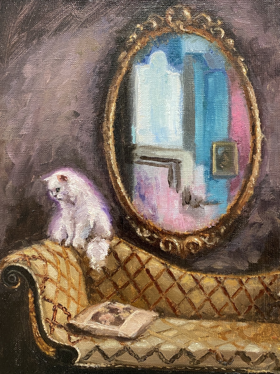 Bloomsbury Cat (Decorative Frame)