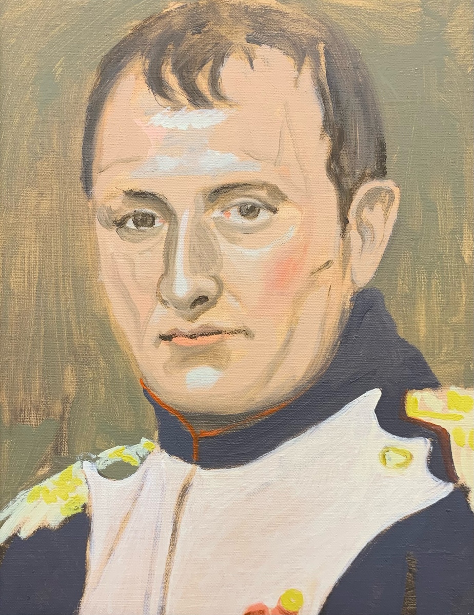 Napoleon (Framed Black and Gold float frame)